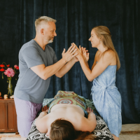Ania i Robert w Wilkasach